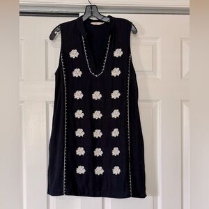 Tory Burch linen blend tunic dress